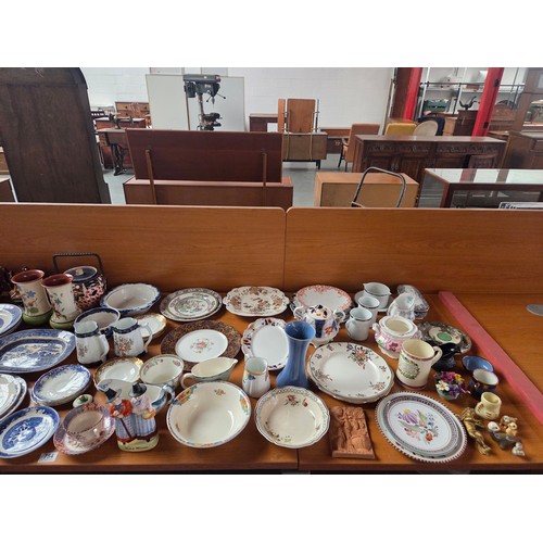 754 - Decorative china to include lustre jugs, Royal Doulton, Wedgwood, etc.