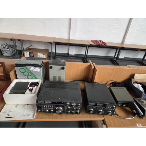 759 - A quantity of amateur Radio/ Ham radio equipment - AR 3000 communications receiver, YAESU all mode t... 