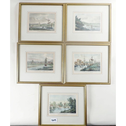 1109 - A selection of five prints of Gloucester