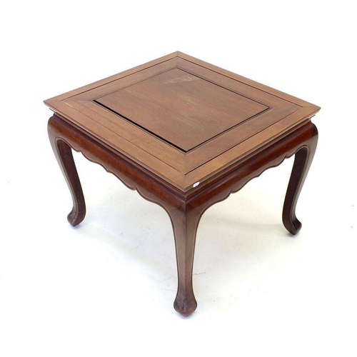 1178 - A Chinese hardwood occasional table with reversible stool top