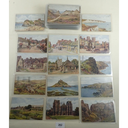 262 - Postcards - A R Quinton  accumulation of part sets/odds some partially used (80)