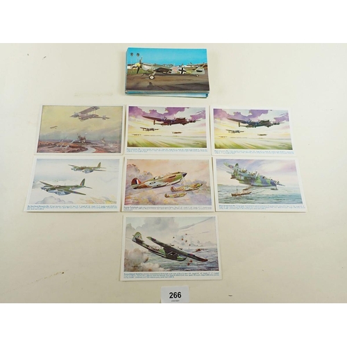 266 - Postcards: Aviation selection of mostly modern cards, featuring aircraft mixed commercial and milita... 