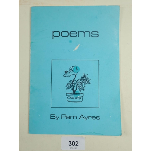 302 - Pam Ayres book of 'Poems', the authors first publication, First Edition 1974, signed, together with ... 