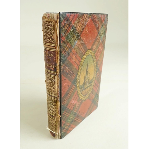 304 - Stuart Tartanware, miniature book 'Lord of the Isles' by Sir Walter Scott, published in 1850