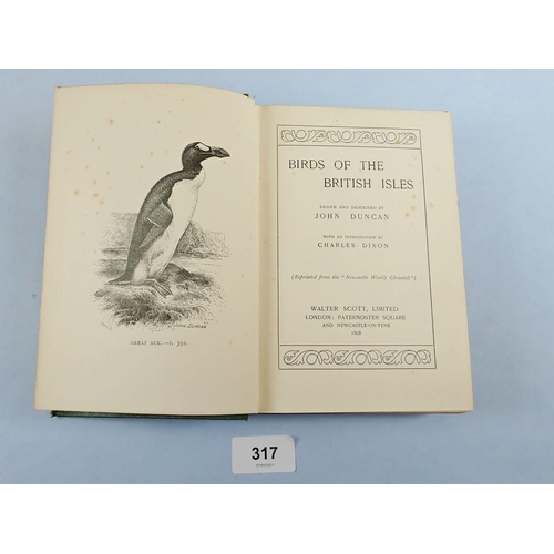 317 - Book: 'Birds of the British Isles' by John Duncan