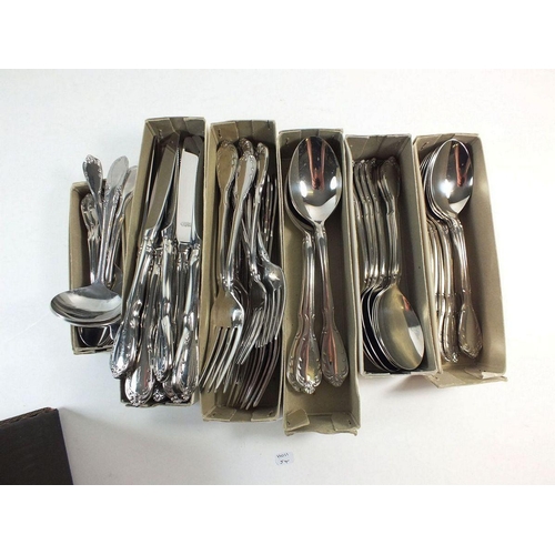 580 - A silver plated Noritake cutlery set