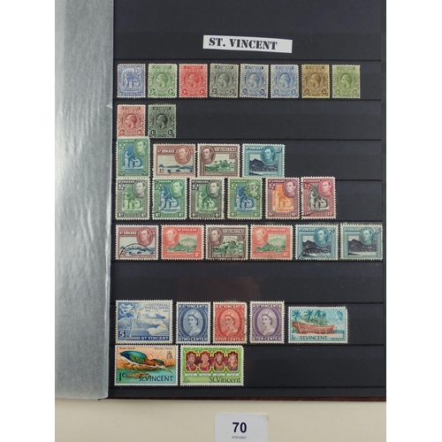 70 - Collection of Br Empire/C'wealth + ROW mint & used stamps from counties P to Z in 4 quality Lechttur... 