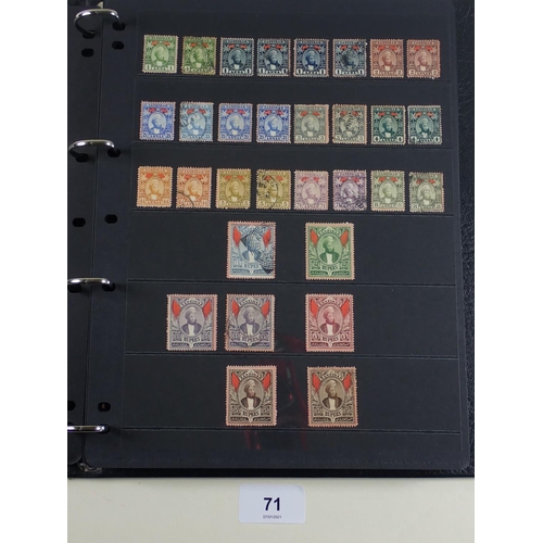 71 - QV-QEII period collection of Zanzibar stamps on numerous pages in Hagner album. Defin, commem, posta... 