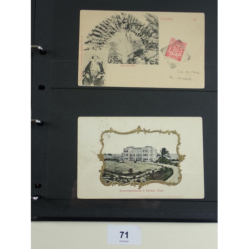 71 - QV-QEII period collection of Zanzibar stamps on numerous pages in Hagner album. Defin, commem, posta... 