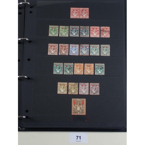 71 - QV-QEII period collection of Zanzibar stamps on numerous pages in Hagner album. Defin, commem, posta... 