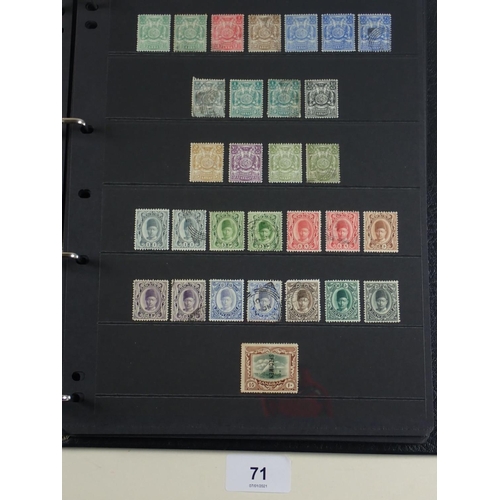 71 - QV-QEII period collection of Zanzibar stamps on numerous pages in Hagner album. Defin, commem, posta... 