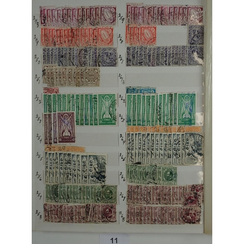 11 - Ireland/Eire: Large boxed accumulation of Irish stamps, 1922 on, both mint & used. Defin, commem & p... 