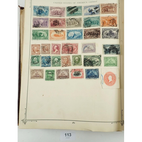 113 - Large c450 page 1894 Imperial Postage Stamp Album (7th Edn) of GB, Br Empire & Foreign countries. Mi... 