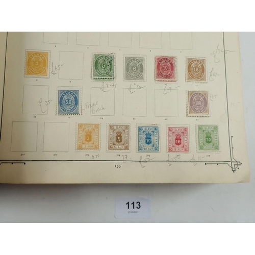 113 - Large c450 page 1894 Imperial Postage Stamp Album (7th Edn) of GB, Br Empire & Foreign countries. Mi... 