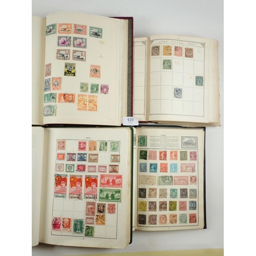 120 - Boxed accumulation of 19 All World stamp albums, incl 