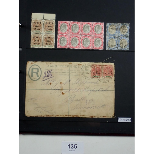 135 - Transvaal/South Africa: Well-presented, date -ordered QV/KEVII mint & used collection in 13 page alb... 