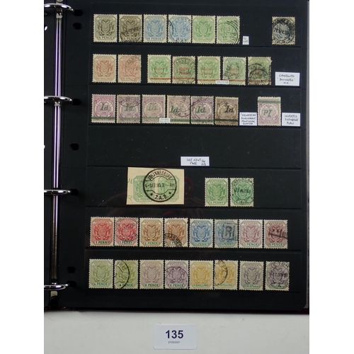 135 - Transvaal/South Africa: Well-presented, date -ordered QV/KEVII mint & used collection in 13 page alb... 