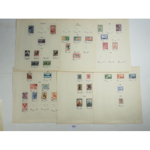 172 - Greece: Good stamp collection, 1924-51, on some 40 pages plus 1914-24 Charities. Defin, commem, post... 