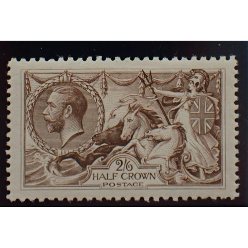 188 - GB: Unmounted mint KGV 1918 Pale Brown Bradbury Wilkinson 2/6d 