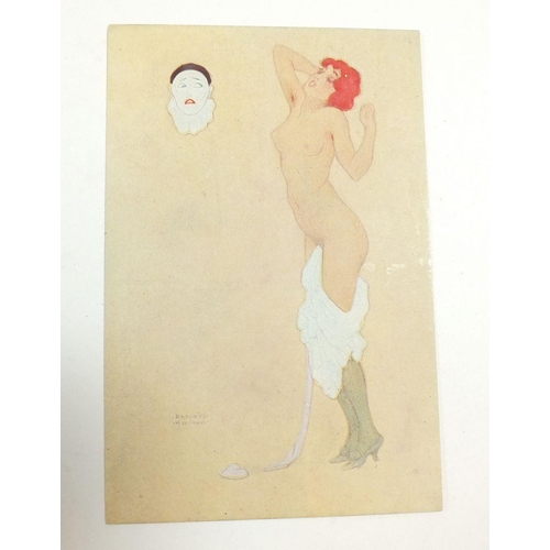 243 - Postcards - Glamour - Raphael Kirchner (5) and three others including Patella (5+3)