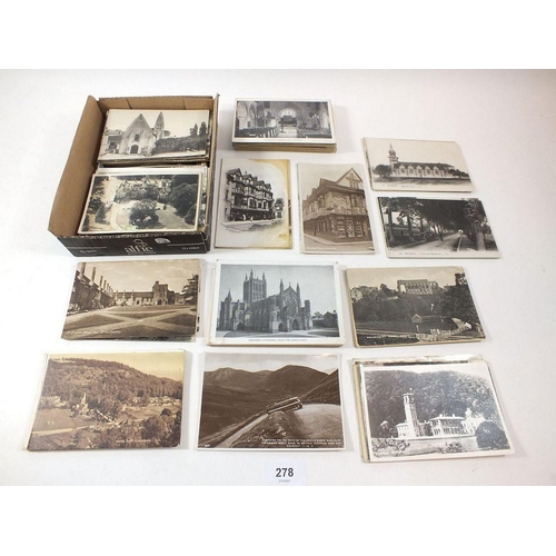 278 - Postcards - a quantity of loose, mainly topographical with GB (a.120) French (mostly L.Levy types a.... 