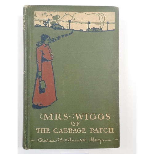 310 - Mr Wiggs of Cabbage Patch by Alice Caldwell Hegan published 1901 and a box of children's books