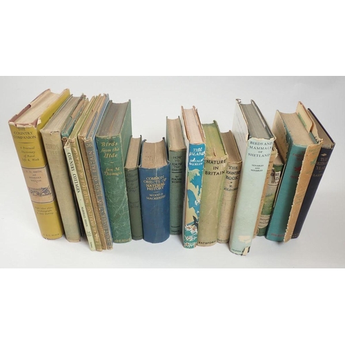 311 - A box of vintage books on country pursuits and natural history