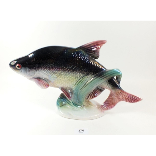 370 - A Jema Lustre model of a fish, 38cm long