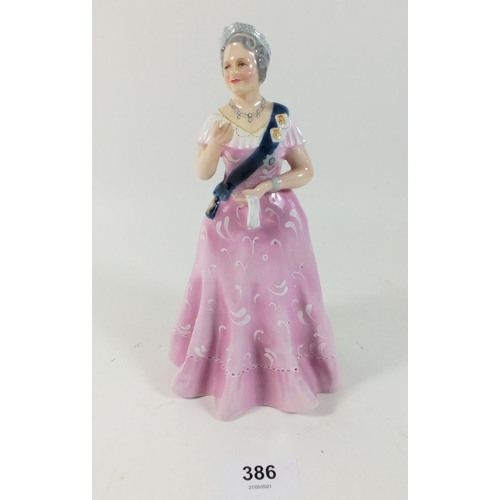 386 - A Royal Doulton figure the Queen Mother HN 2882, no. 61 of 1500