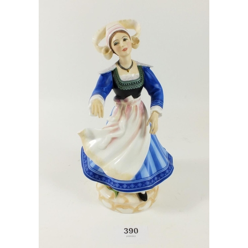 390 - A Royal Doulton figure from Dancers of the World series, 'Breton Dancer' HN 2383 no. 409 of 750 - wi... 