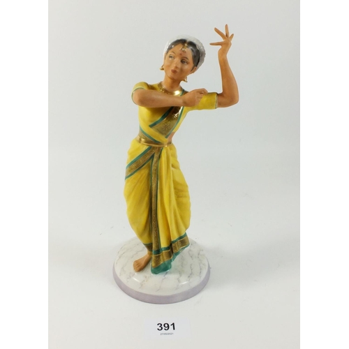 391 - A Royal Doulton figure from Dancers of the World series, 'Indian Temple Dancer' HN 2830 no.254 of 75... 