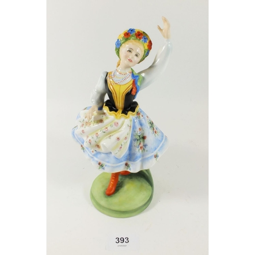 393 - A Royal Doulton figure from Dancers of the World series, 'Polish Dancer' HN 2836 no.257 of 750 - wit... 