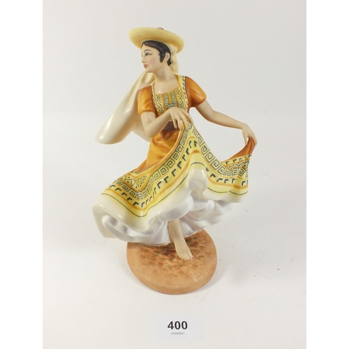 400 - A Royal Doulton figure from Dancers of the World series, 'Mexican Dancer' HN 2866 no.495 of 750 - wi... 