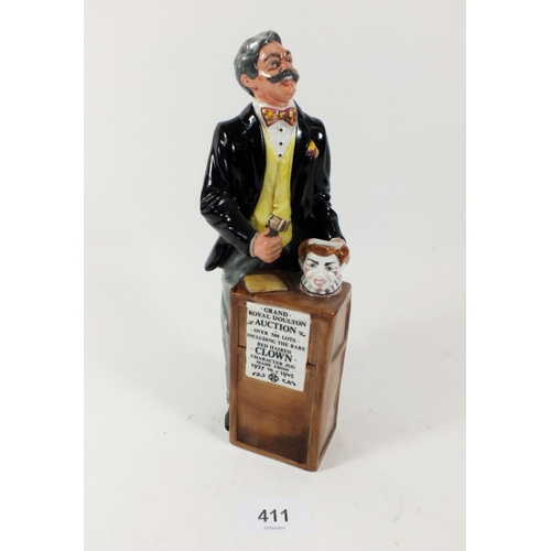 411 - A Royal Doulton figure 'the Auctioneer' HN 2988, with box and certificate