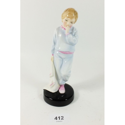 412 - A Royal Doulton figure 'Sleepy Darling' HN 2953