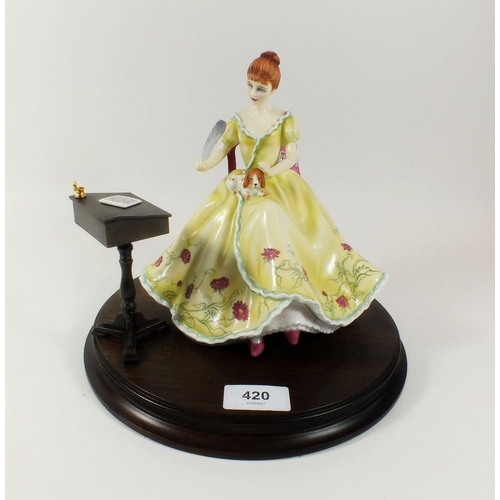 420 - a Royal Doulton figure 'Writing - the Gentle Arts' HN 3049, with box