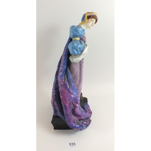 535 - A large Royal Doulton figure of Ellen Terry as Queen Catherine HN379, 32cm tall