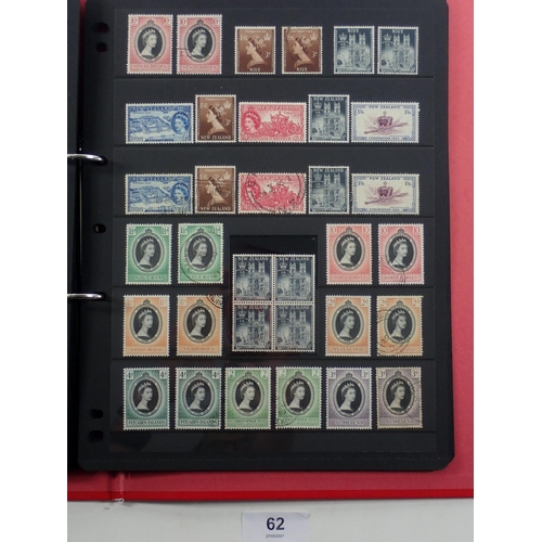 62 - QEII Coronation Omnibus: Fullsome 15-page GB & Br C'wealth commem collection, mint & used, some on c... 