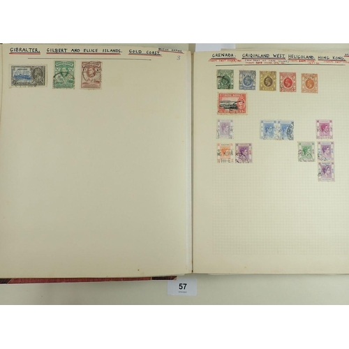 66 - SG Orilex Stamp Album of GB, Br Empire/C'wealth & ROW mint/used defin, commem, postage due etc. QV t... 