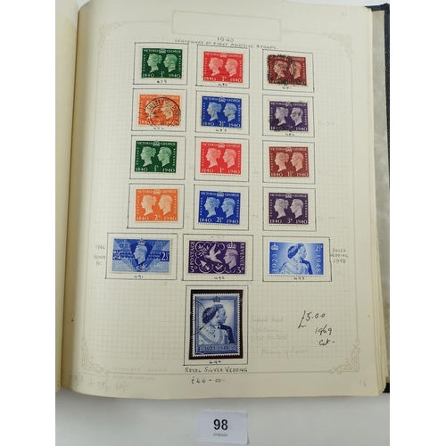 98 - Box of GB incl Regionals/Channel Islands in album, 4 stockbooks, folder, small box & 4 ecclesiastica... 