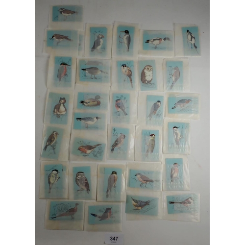 347 - Cigarette cards - Tetley Tea - 1970 British Birds, set of 48, condition excellent.