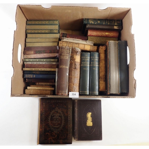 354 - A box of literary books