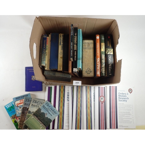 359 - A box of mainly military themed books