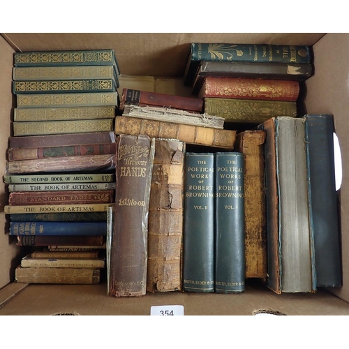 354 - A box of literary books