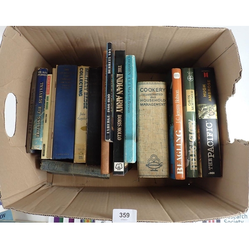 359 - A box of mainly military themed books