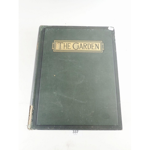 337 - The Garden, illustrated weekly journal, volume 26 Christmas 1884 - full page chromo colour plates