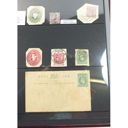 127 - Cape of Good Hope, Griqualand & Natal/South Africa: Fourteen page mint & used QV/KEVII collection; w... 