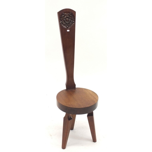 1021 - A spinning chair by Jack Gimble of Cromer, 85.5cm high