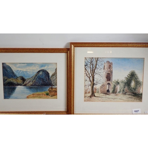 1027 - M G Hogarth - set of six watercolour landscapes, 20 x 26cm - distant relative of Hogarth