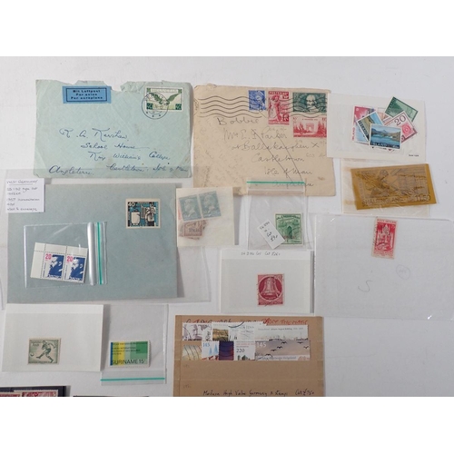 115 - All-world mint & used defin & commem, incl European countries, in packets and on stock-cards/sheets.... 